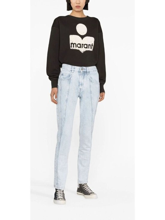 Isabel Marant Denim - Isabel Marant Vikira Tapered Jeans Light Blue Wash